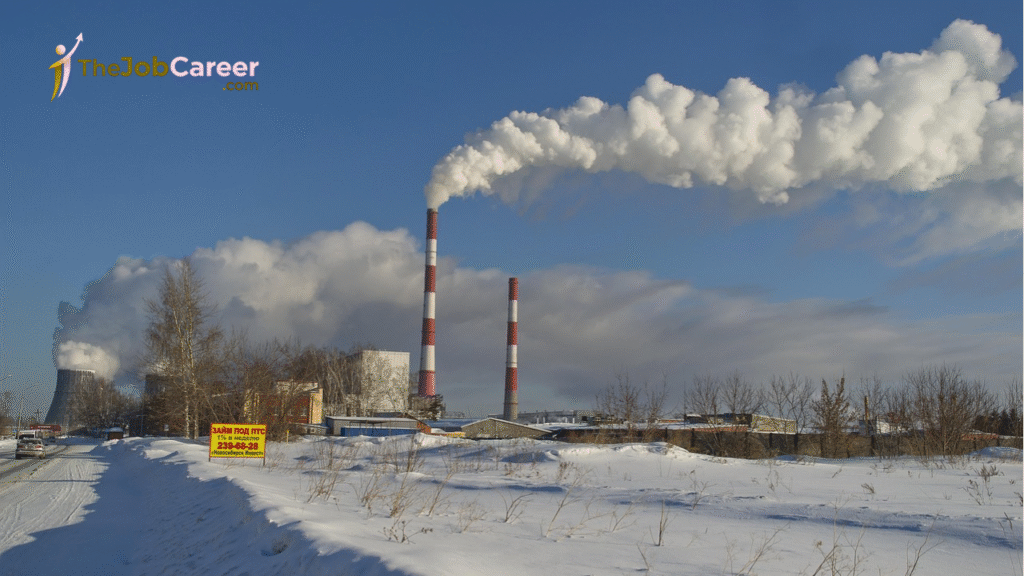 Natural gas refinery and storage tanks representing India’s energy infrastructure