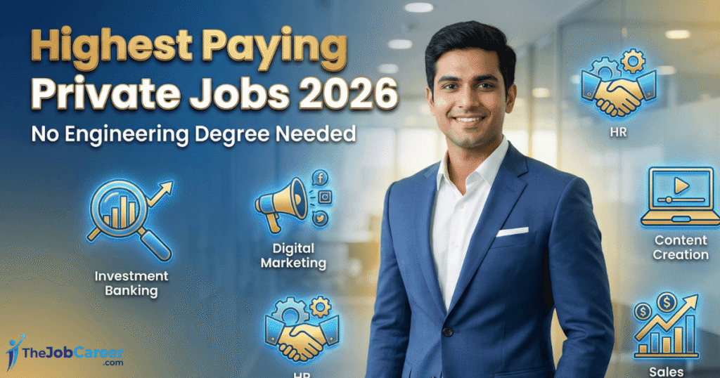 Highest Paying Private Sector Jobs Without Engineering Degree 2026
