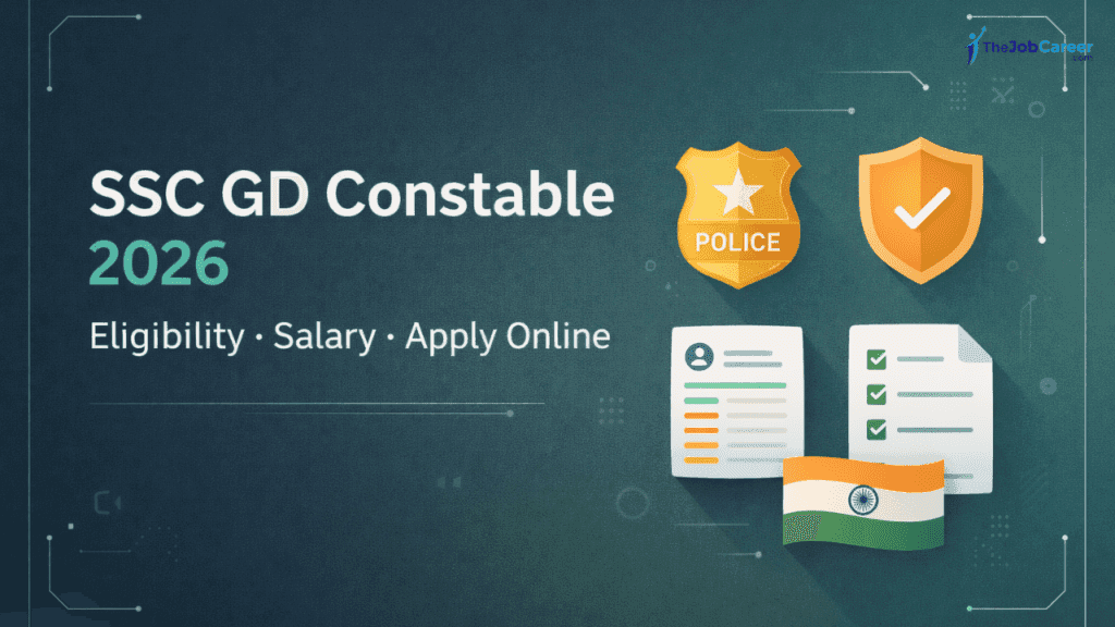 SSC GD Constable Recruitment 2026: Eligibility, Salary and How to Apply