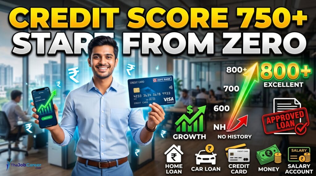 How to Build a Credit Score from Zero: Complete Guide for Freshers (2026)